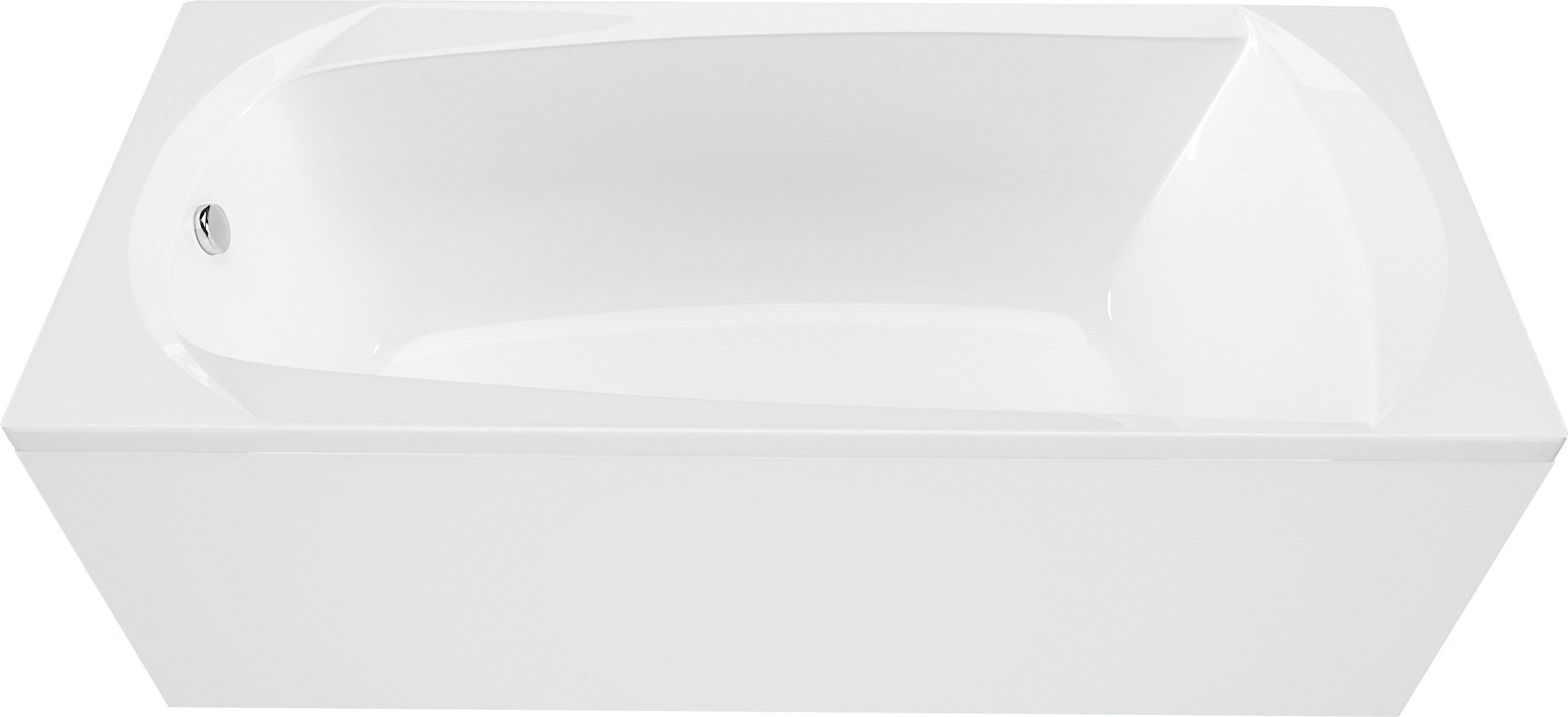 картинка Ванна 1Marka ELEGANCE 160x70 с каркасом и слив-переливом 