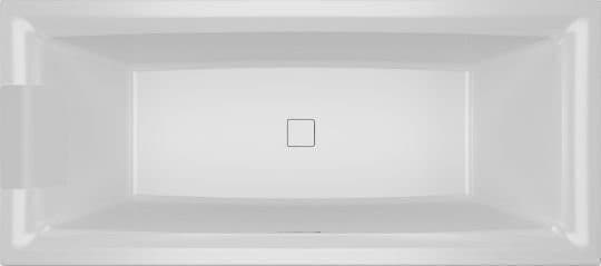 картинка Акриловая ванна Riho Still Square 180x80 подголовник слева с ножками Riho Universal POOTSET01U 
