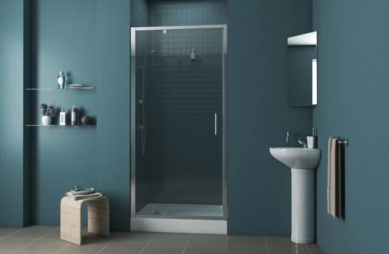 картинка Душевая дверь в нишу BRAVAT Line BD100.4112A 