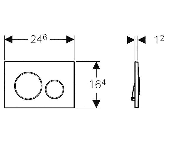 картинка Кнопка смыва Geberit Sigma 20 115.882.KJ.1 белая 