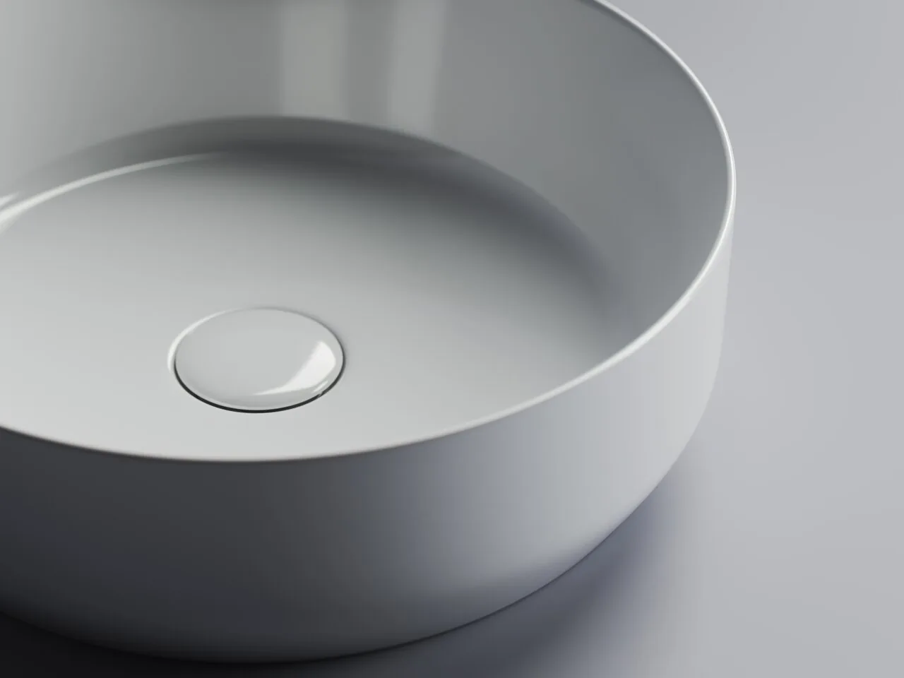 картинка Накладная раковина Ceramicanova Element CN6022 цвет белый 39х39 см 