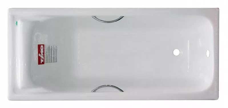 картинка Чугунная ванна Timo Tarmo 180 с ручками 