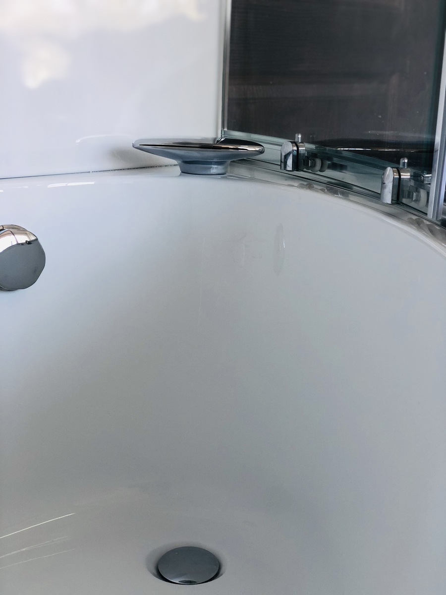 картинка Душевая кабина Royal Bath 170ALP-T-CH (прозрачное) правая 170x100x225 
