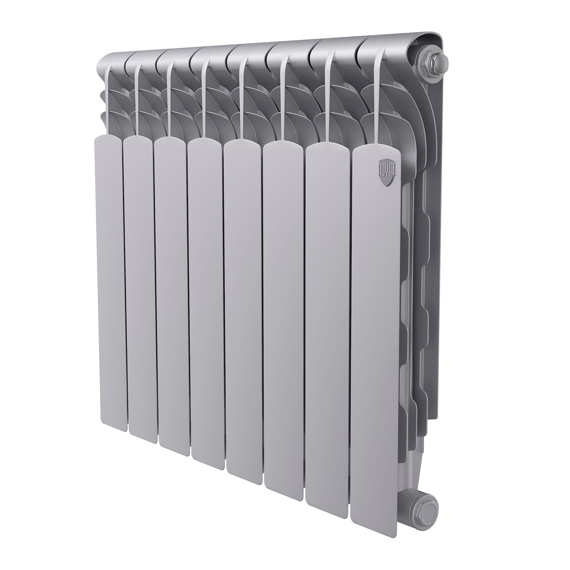картинка Радиатор биметаллический Royal Thermo Revolution B 500 Серебристый 8 секций 