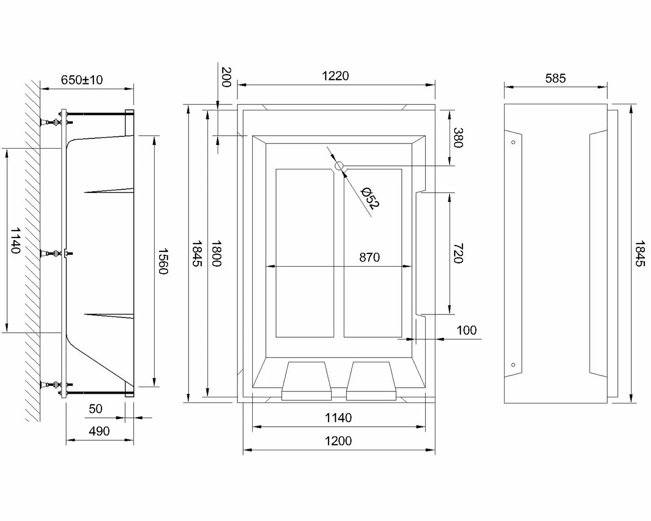 картинка Гидромассажная ванна Royal Bath TRIUMPH COMFORT 180х120х65 