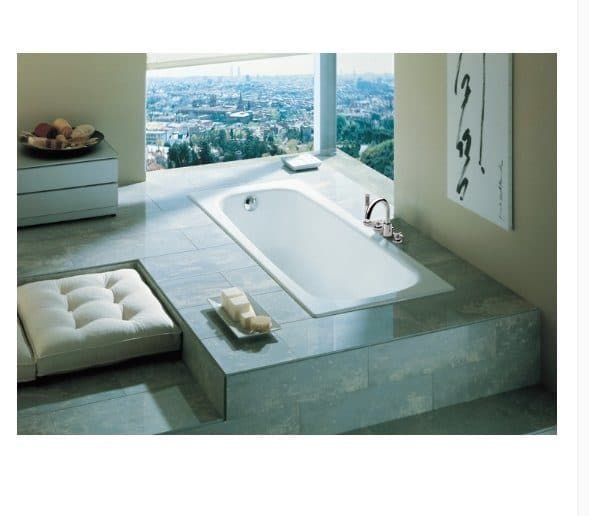картинка Чугунная ванна Roca Continental 211507001 100х70 см 