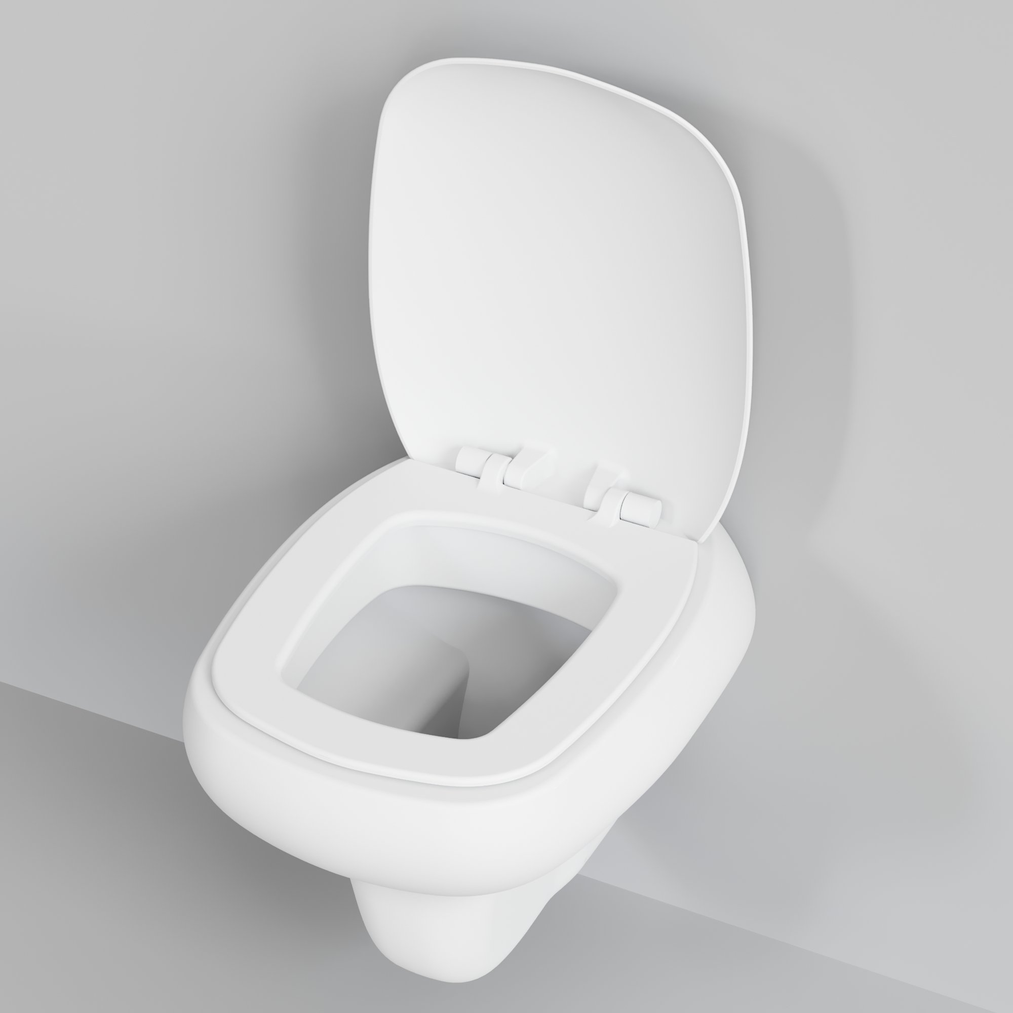 картинка Унитаз подвесной Ambassador Diamond 123T20101R матовый белый с толстой крышкой 