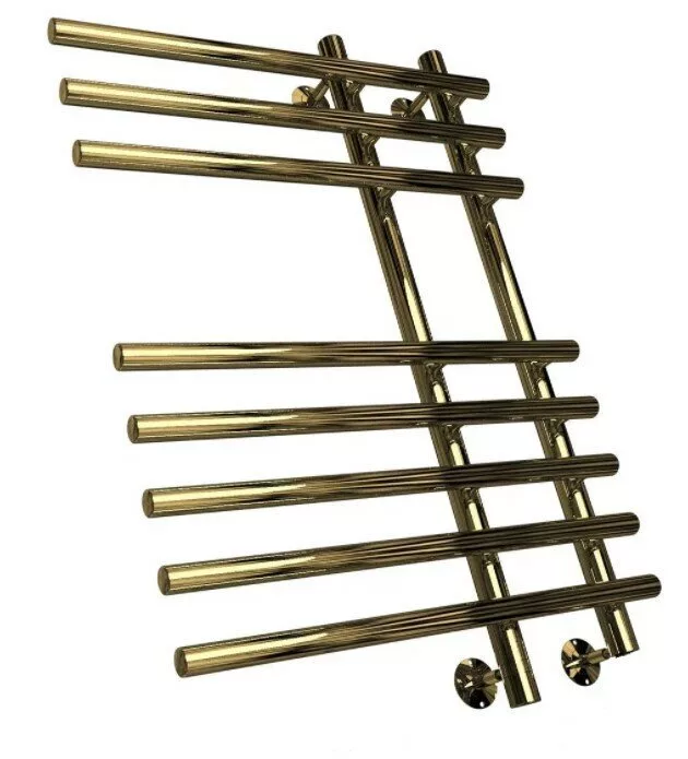 картинка Полотенцесушитель Двин L primo 80/15/55 1"-3/4"-1/2" Универсальный К3, Золотой хром (4627085980865) 