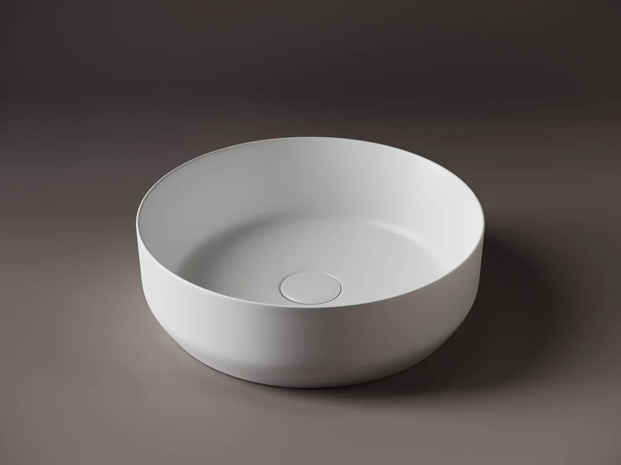 картинка Накладная раковина Ceramicanova Element CN6022MW цвет белый матовый 39х39 см 