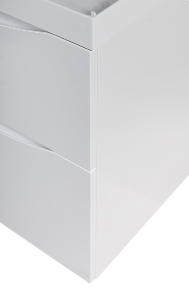 фото Тумба с раковиной подвесная BelBagno MARINO-H60 70 Bianco Lucido, раковина белая 