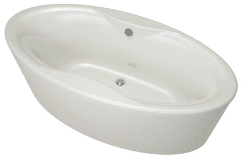 картинка Акриловая ванна Eurolux TAHO 180x90 с каркасом, экранами и слив-переливом 