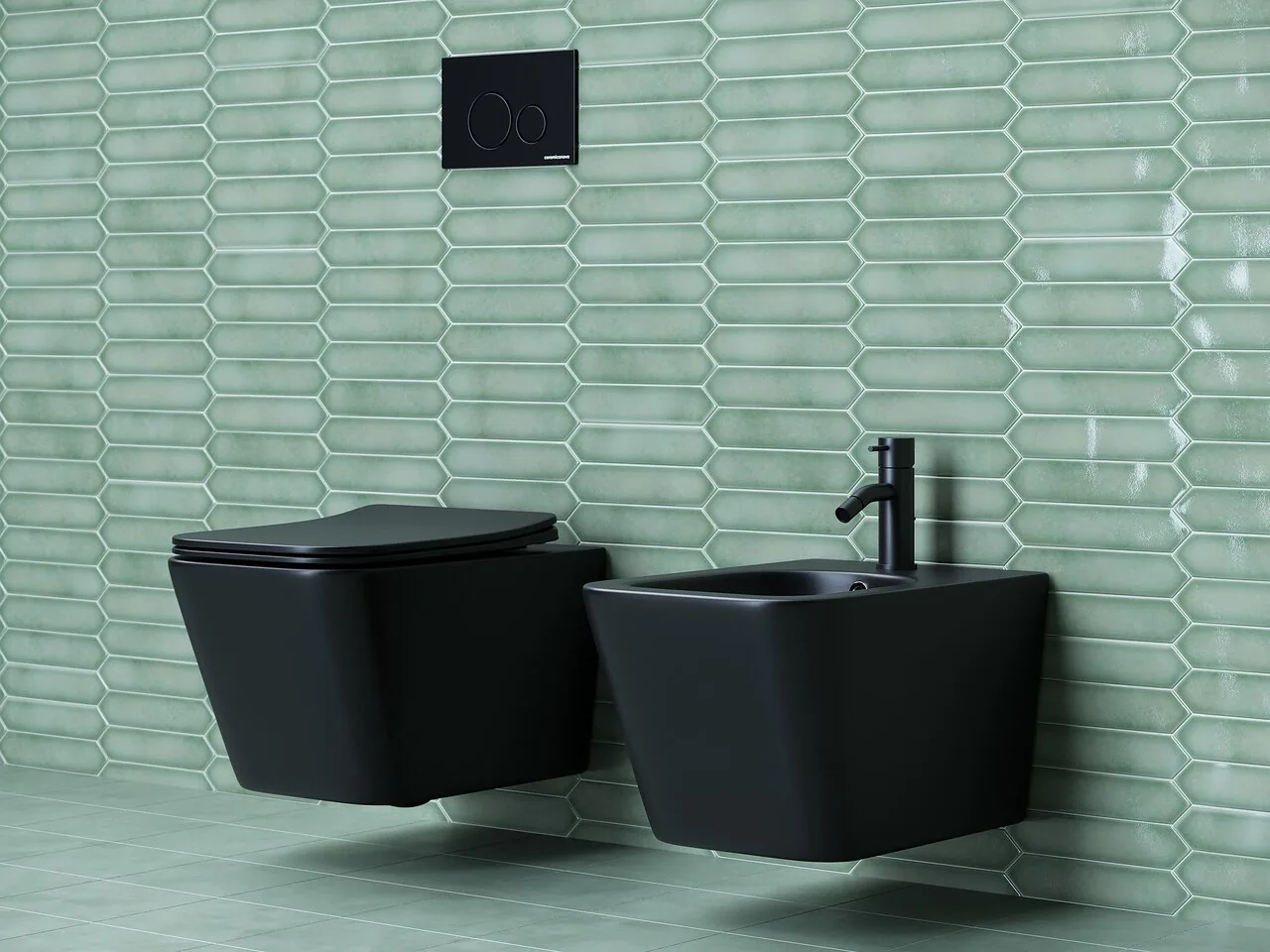 картинка Подвесной унитаз Ceramicanova Metric Rimless CN3007MB 