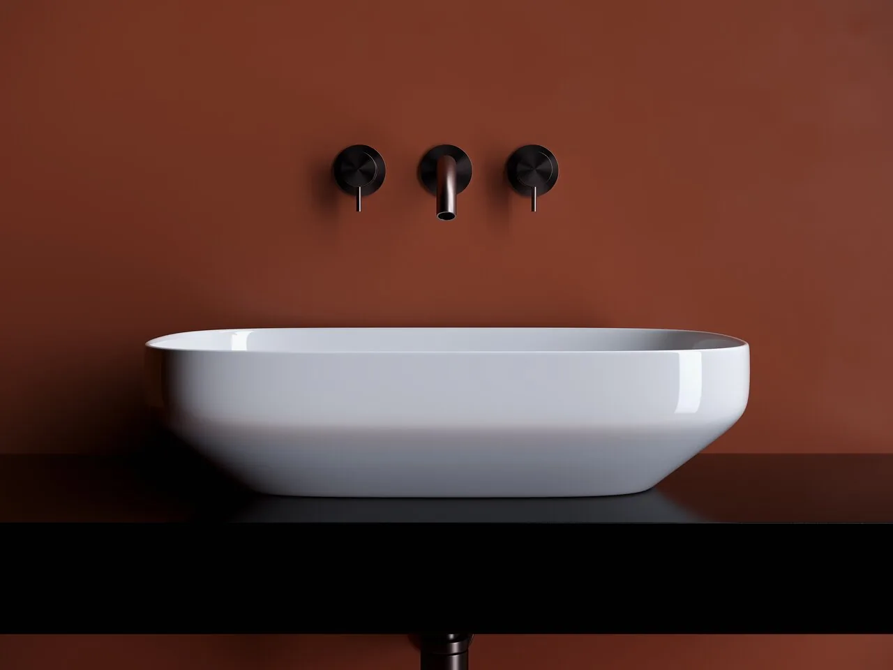картинка Накладная раковина Ceramicanova Element CN5030 цвет белый 60х38 см 