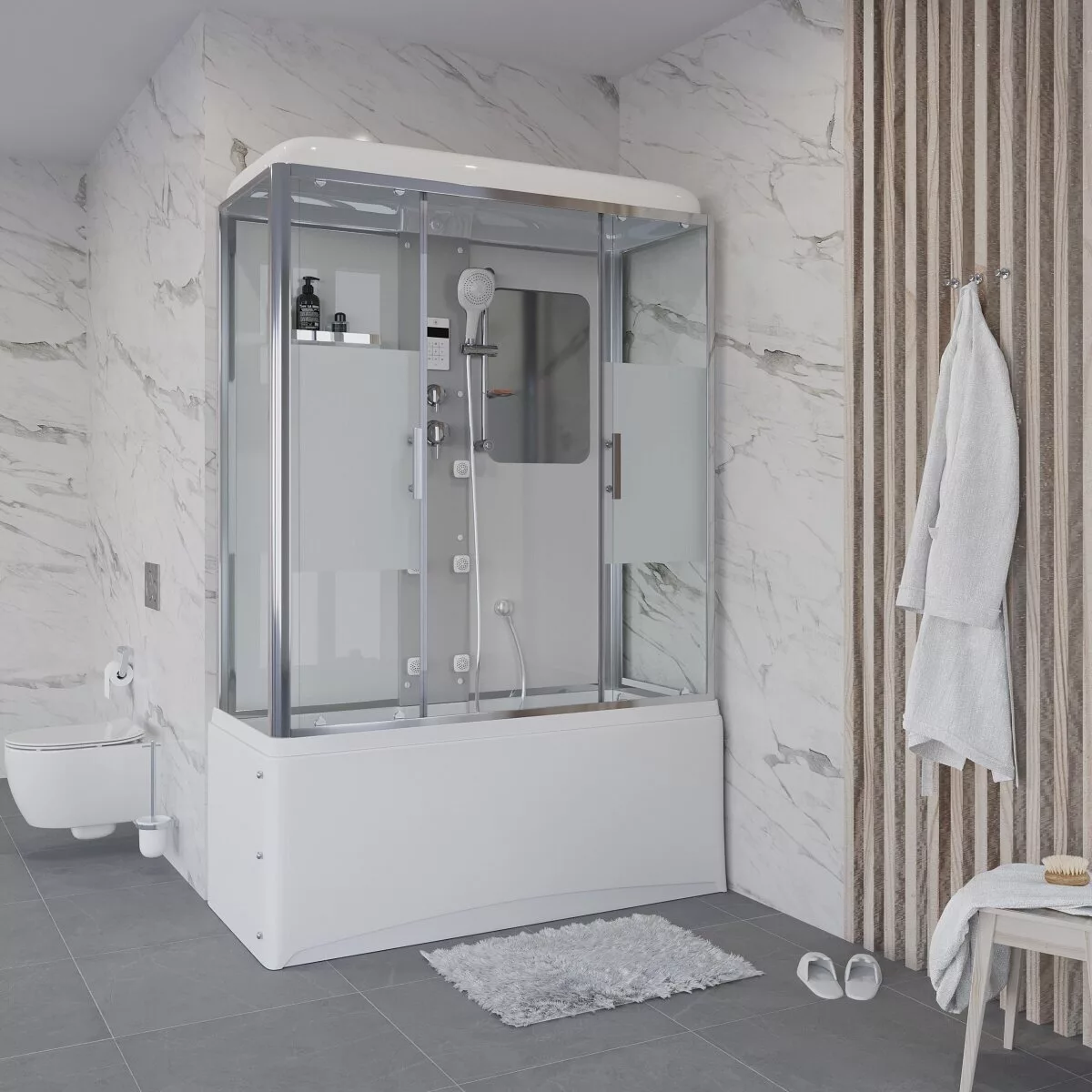 картинка Душевая кабина Niagara Ultra NG-3170-01 1700х750х2200 