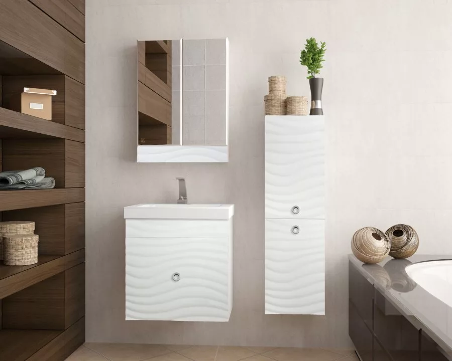 фото Шкаф-пенал Style Line Вероника 36 белый ЛС-00000058 