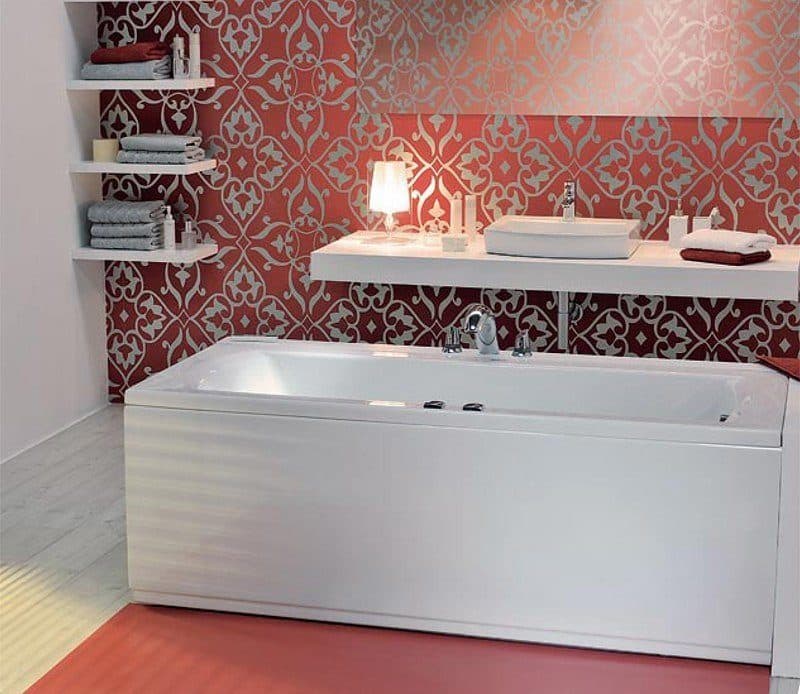 картинка Акриловая ванна Santek Монако 170 см с монтажным набором WH112421 