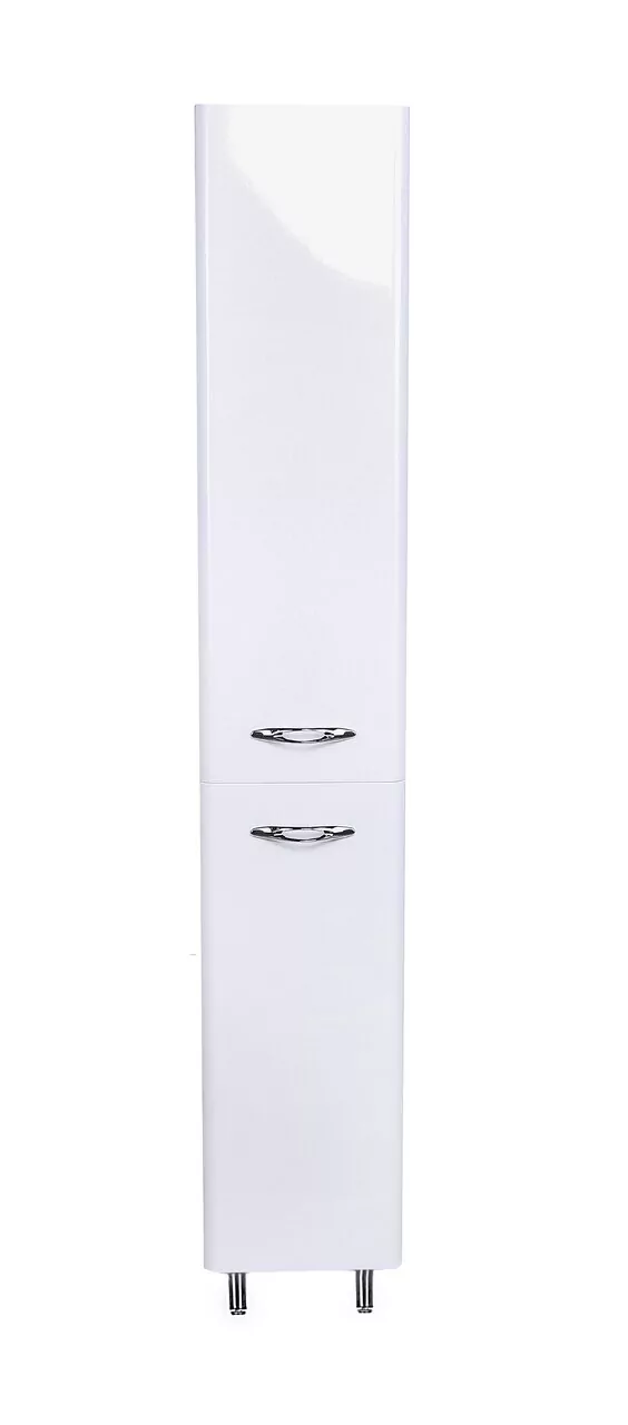 фото Колонна универсальная Style Line Каре 30 с корзиной Люкс белая PLUS 