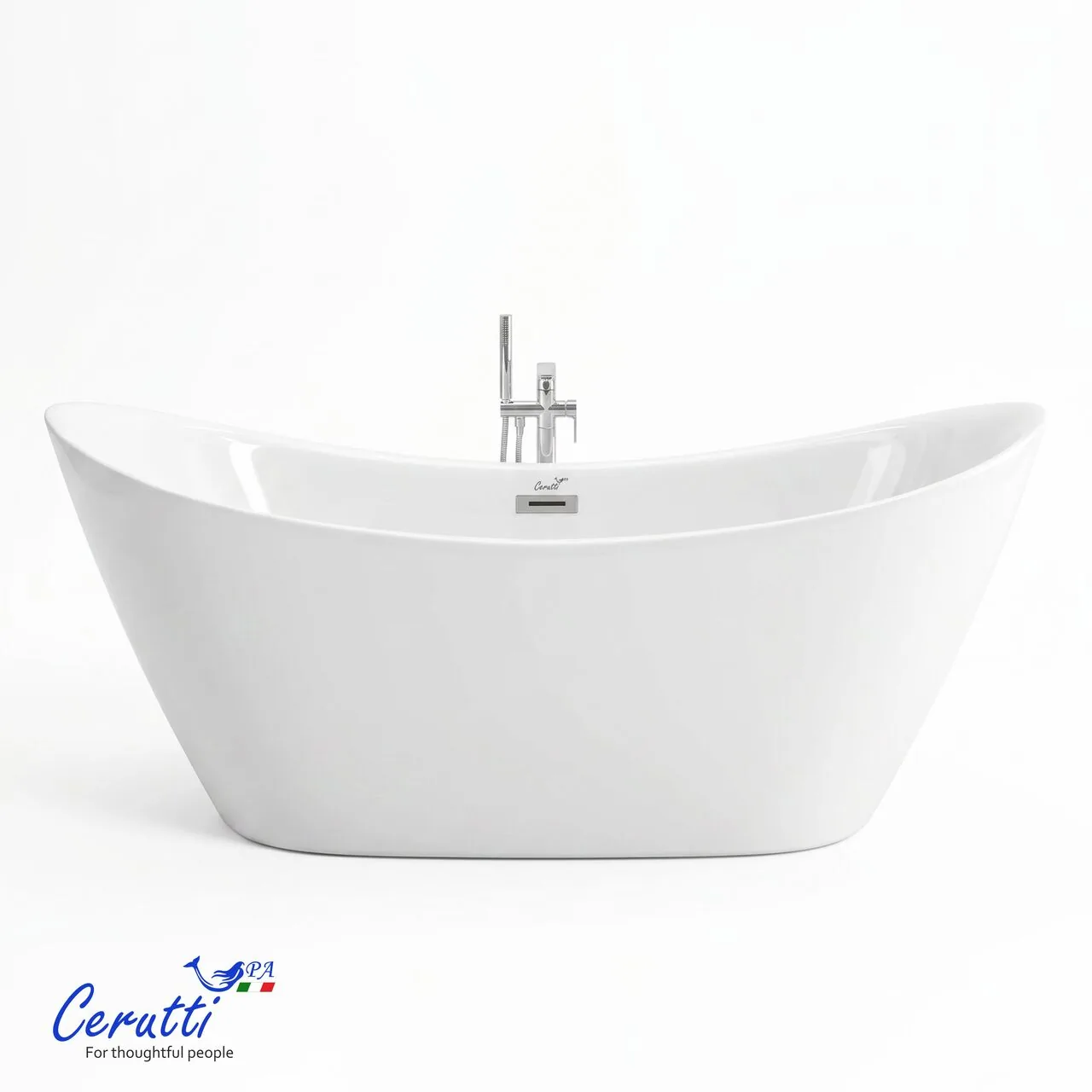 картинка Акриловая ванна отдельностоящая Ceruttispa НЕМИ (NEMI) PRO170II 1700x740x730 