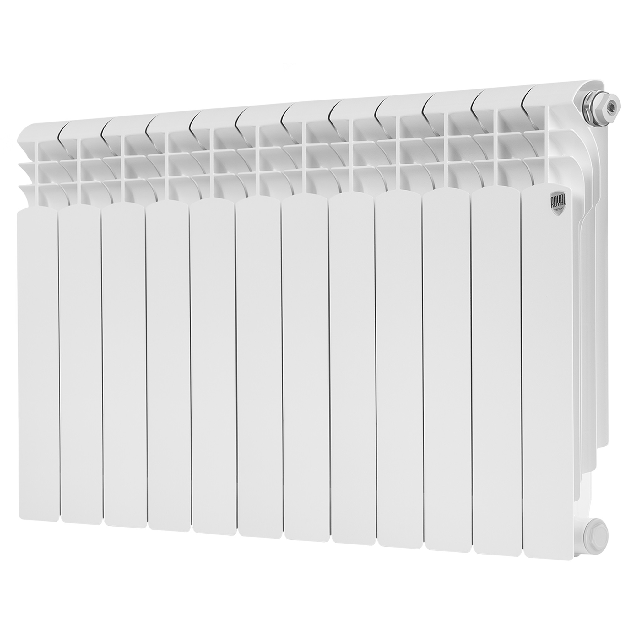 картинка Радиатор алюминиевый Royal Thermo MONOBLOCK A 500 2.0 12 секции 