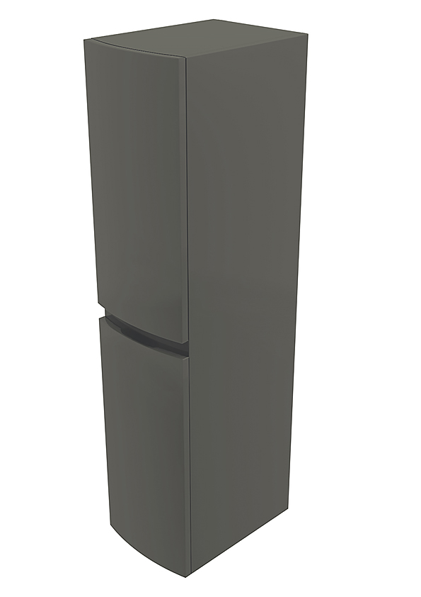 фото Шкаф-пенал подвесной Cezares VAGUE 44326 Grigio talpa opaco 