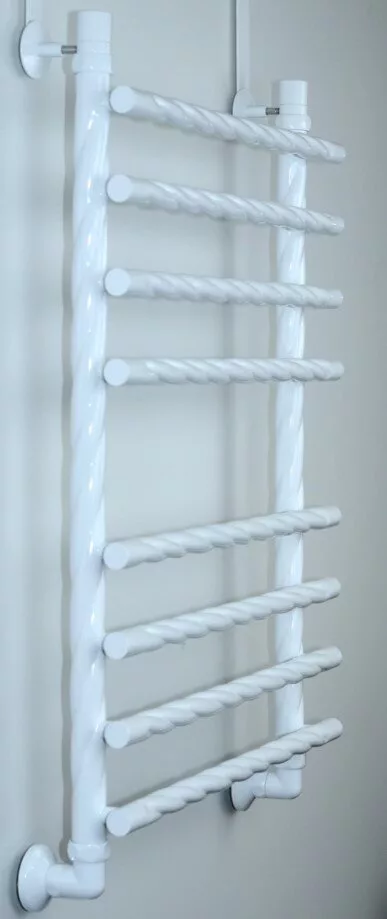 картинка Полотенцесушитель Двин N braid 80/60 1"-3/4"-1/2" Универсальный К3, Белый (4627166556408) 