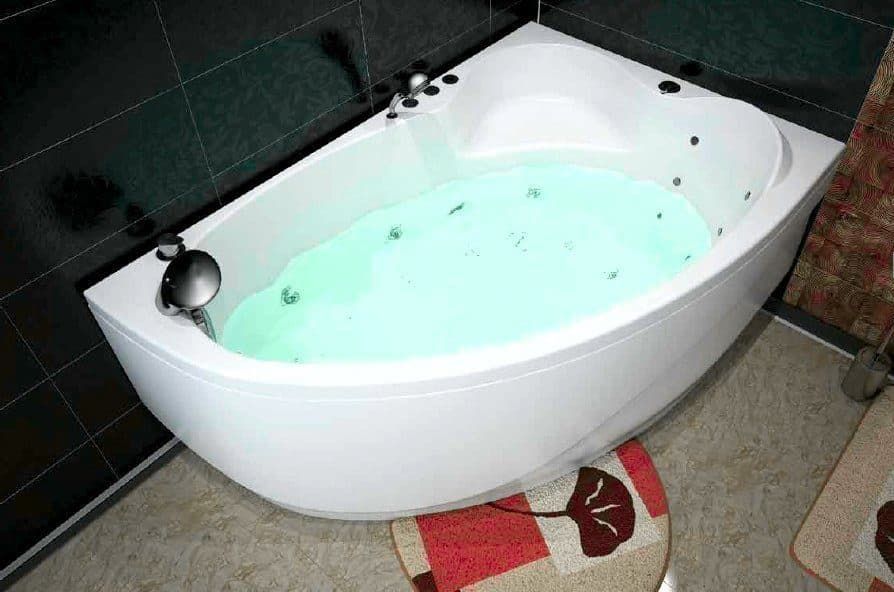 картинка Акриловая ванна Aquanet Mayorca 150x100 R с каркасом 