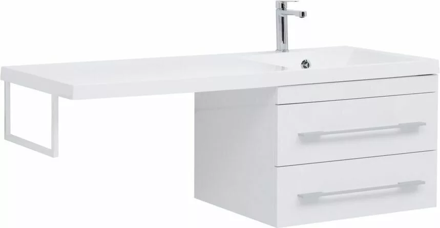 фото Тумба с раковиной Aquanet Нота 120 R белый арт. 00240161 