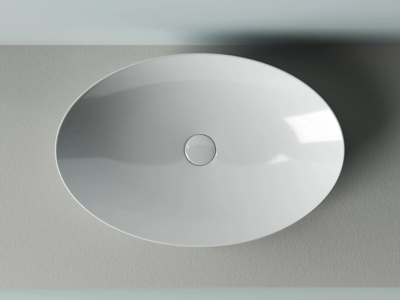 картинка Накладная раковина Ceramicanova Element CN5018 цвет белый 62.5х42 см 