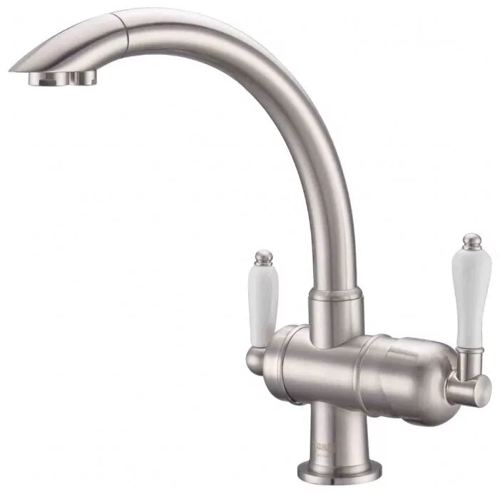 картинка Смеситель для кухонной мойки ZORG Sanitary ZR 327 YF SATIN 