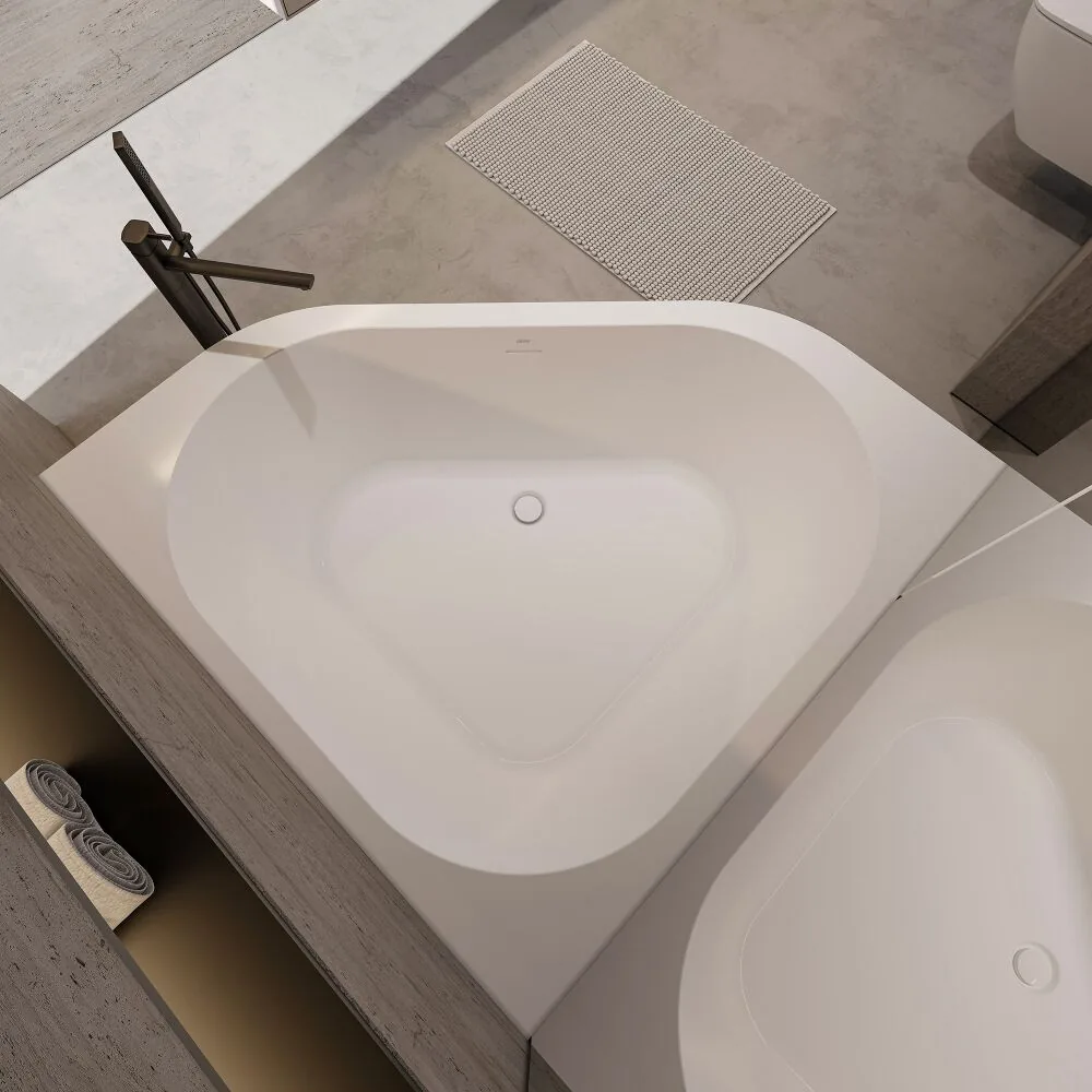 картинка Акриловая ванна ABBER AB9507-1.5 белая 