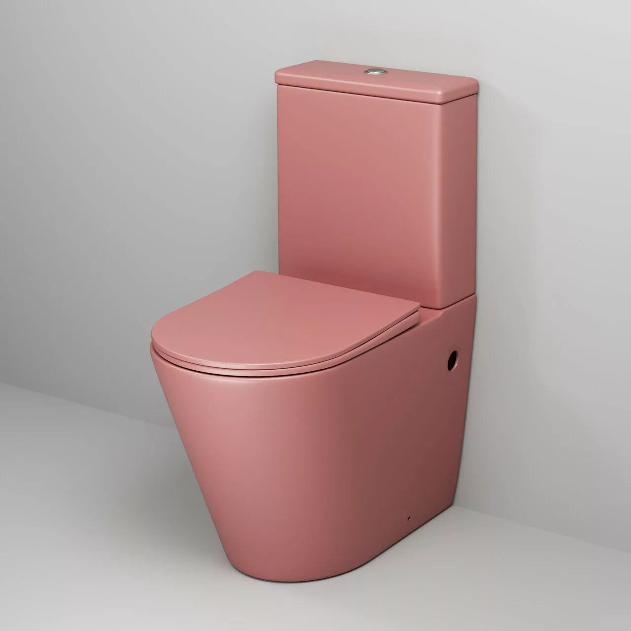 картинка Унитаз-компакт Grossman GR-4480PIMS Color безободковый, розовый матовый 