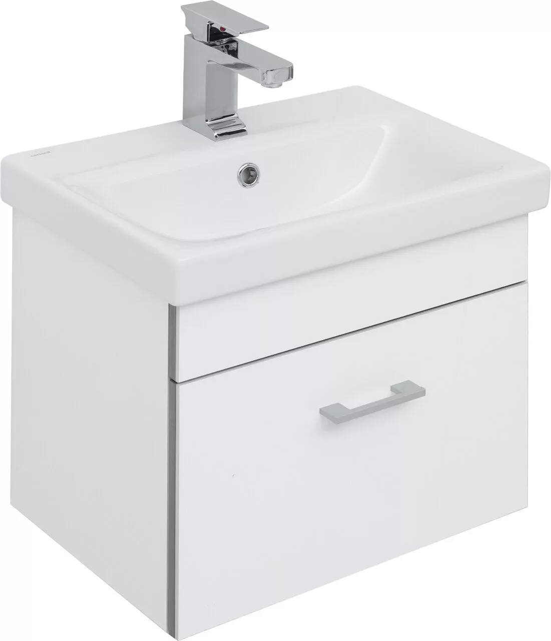 фото Тумба с раковиной Aquanet Верона 50 (Moduo Slim) белый арт. 00254066 