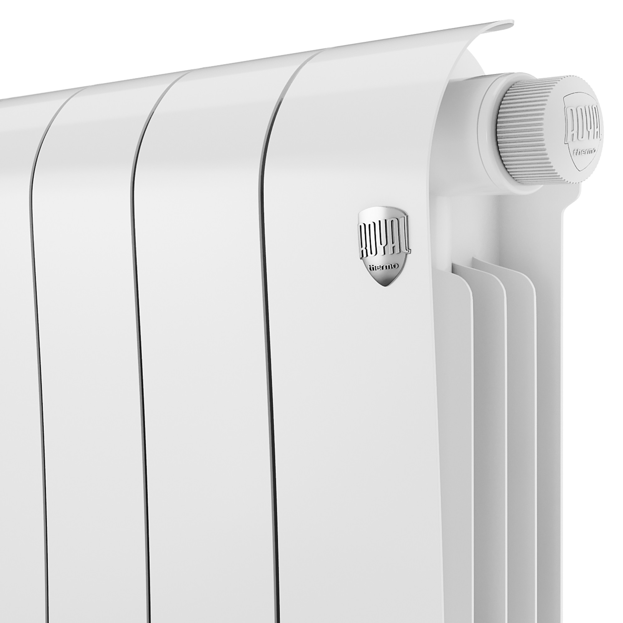 картинка Радиатор биметаллический Royal Thermo Infinity 300 Bianco Traffico VR80 12 секции 