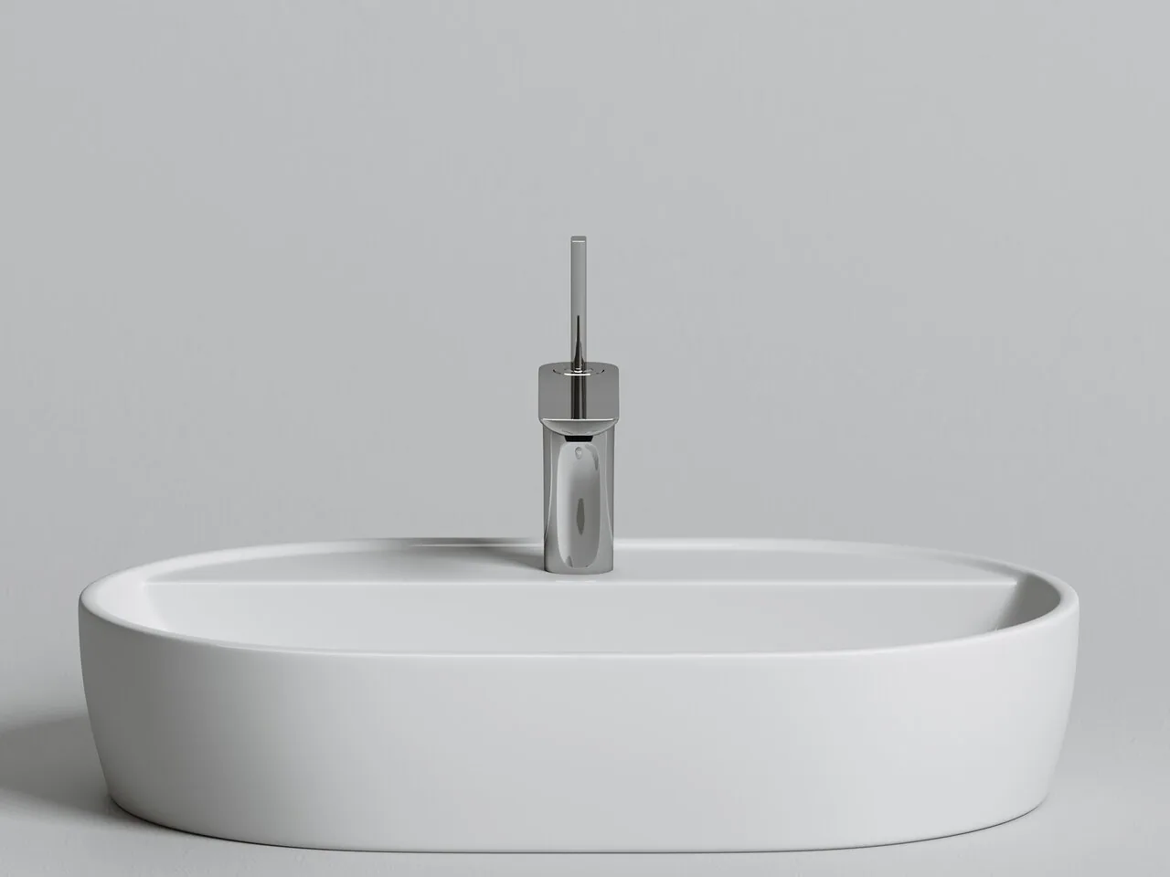картинка Накладная раковина Ceramicanova Element CN6035 цвет белый 60х40 см 