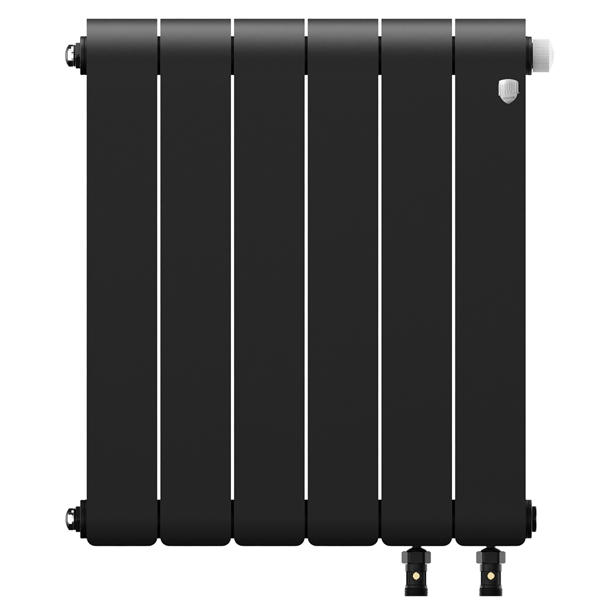 картинка Радиатор биметаллический Royal Thermo Infinity 500 Noir Sable VR80 6 секций 