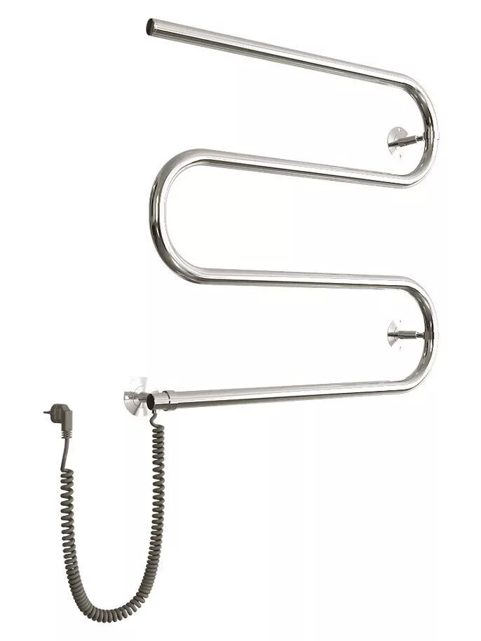 картинка Полотенцесушитель Двин HD M 50/50 3/4" Электрический  К Hitze, Полированный (4627085363699) 