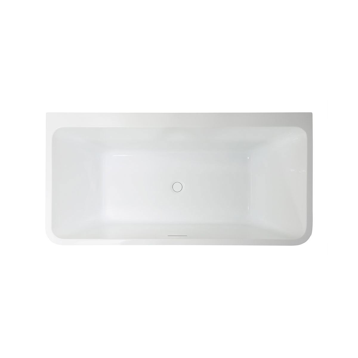 картинка Акриловая ванна Vincea VBT-425-1700 170х80х60, цвет белый, слив-перелив в комплекте, белый 