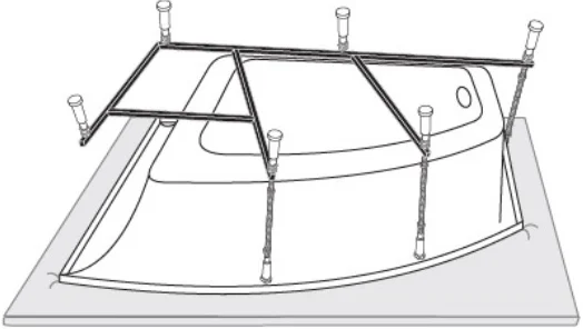 картинка Каркас для ванны Vagnerplast 150x90