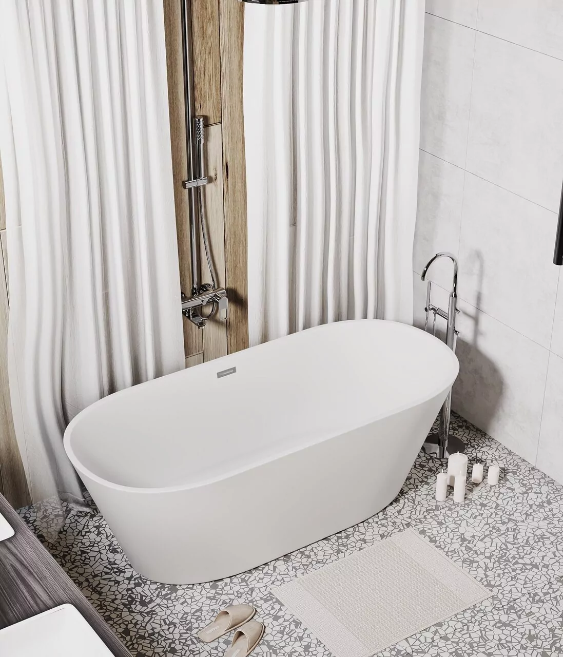 картинка Ванна отдельностоящая Grossman GR-1503M Forta 170x75x58 