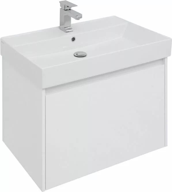 фото Тумба с раковиной Aquanet Nova Lite 75 белый (1 ящик) арт. 00245243 