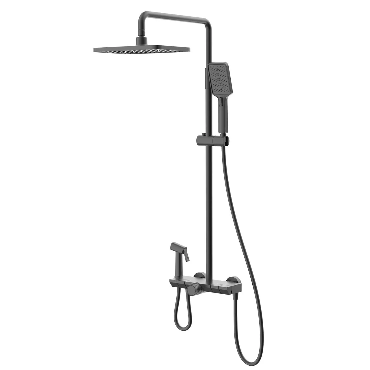 картинка Душевая стойка Black&White UK7016B 
