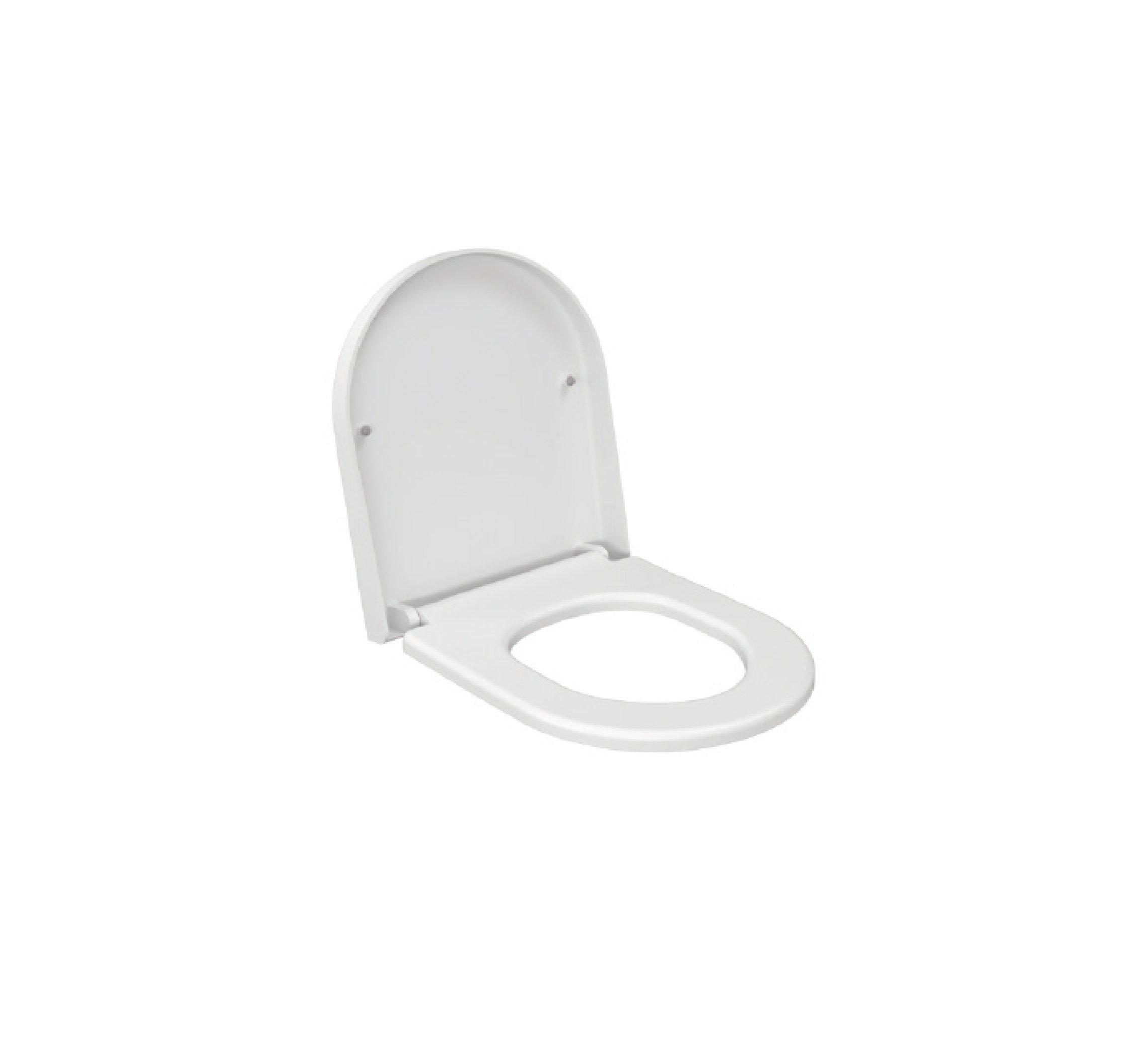 картинка Унитаз подвесной Ambassador Queen 113T20101R белый матовый с толстой крышкой 