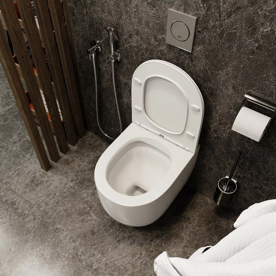 картинка Унитаз подвесной Cerutti SPA OGLIO Aria MW матовый белый CT9237 