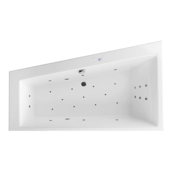 картинка Ванна EXCELLENT Sfera Slim 170x100 левая ULTRA хром 