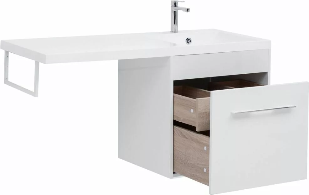 фото Тумба с раковиной Aquanet Августа 120 R белый арт. 00239782 