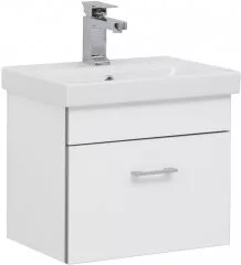 фото Тумба с раковиной Aquanet Верона 50 (Moduo Slim) белый арт. 00254066 