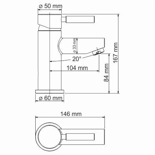 картинка Смеситель для раковины WasserKRAFT Main 4103 Thermo 