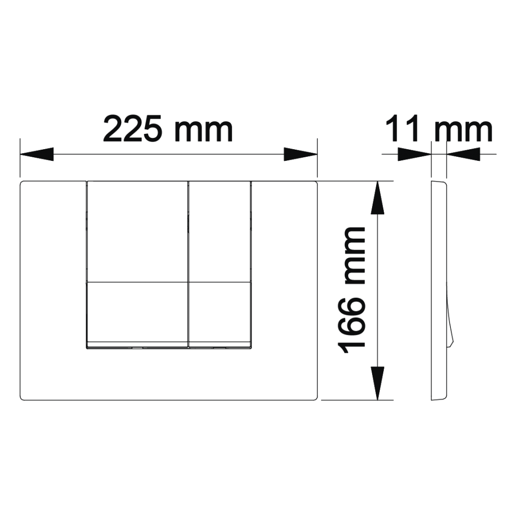 картинка Кнопка BERGES для инсталляции NOVUM S4 Soft Touch белая 