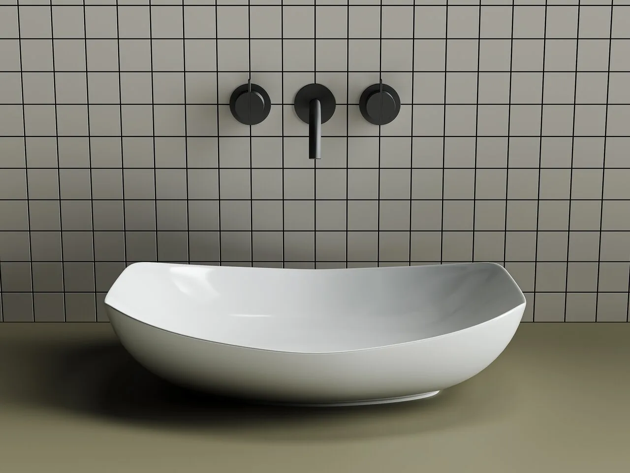 картинка Накладная раковина Ceramicanova Element CN5016 цвет белый 56х40 см 
