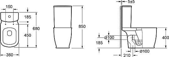 картинка Унитаз-компакт Grossman Comfort GR-N3013 